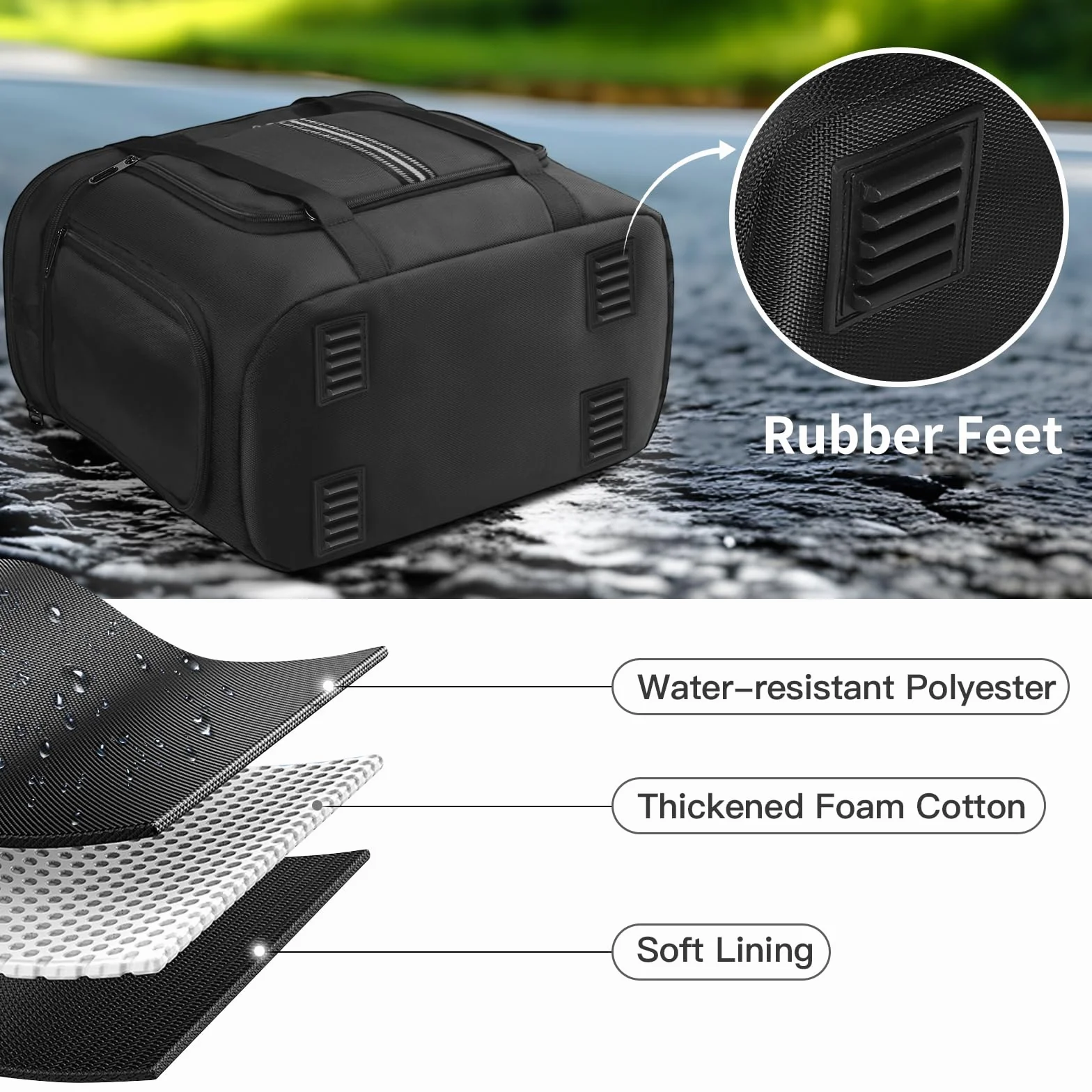 Borsa da trasporto compatibile con Anker SOLIX C1000 Power Station portatile, custodia da viaggio custodia protettiva per accessori generatori solari C1000