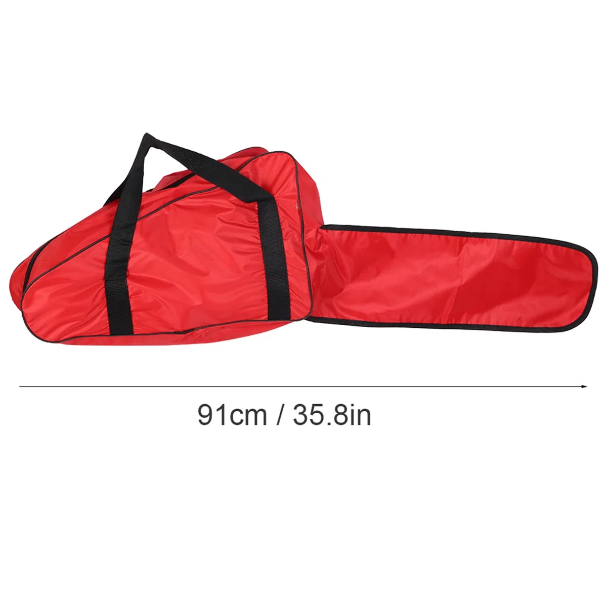 Borsa portatile in tessuto di bue per motosega da 30,5 cm, 35,6 cm, 40,6 cm, borsa da trasporto rigida per 14 batterie Milwaukee da 30,5 cm