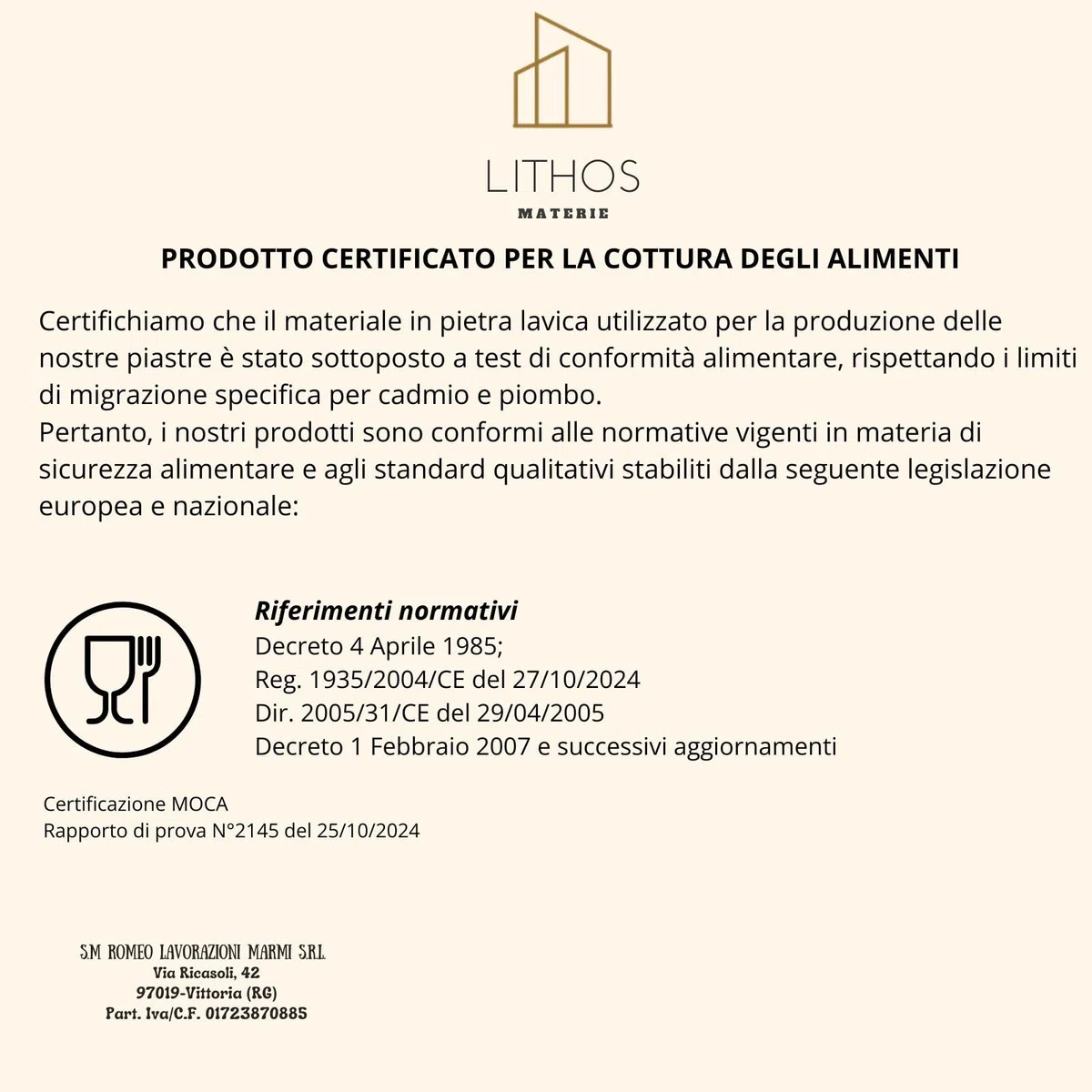PROMO LITHOS MATERIE Kit Piastra in Pietra Lavica dell'Etna con Pala, 39 x 30 cm, spessore 2cm, levigata liscia