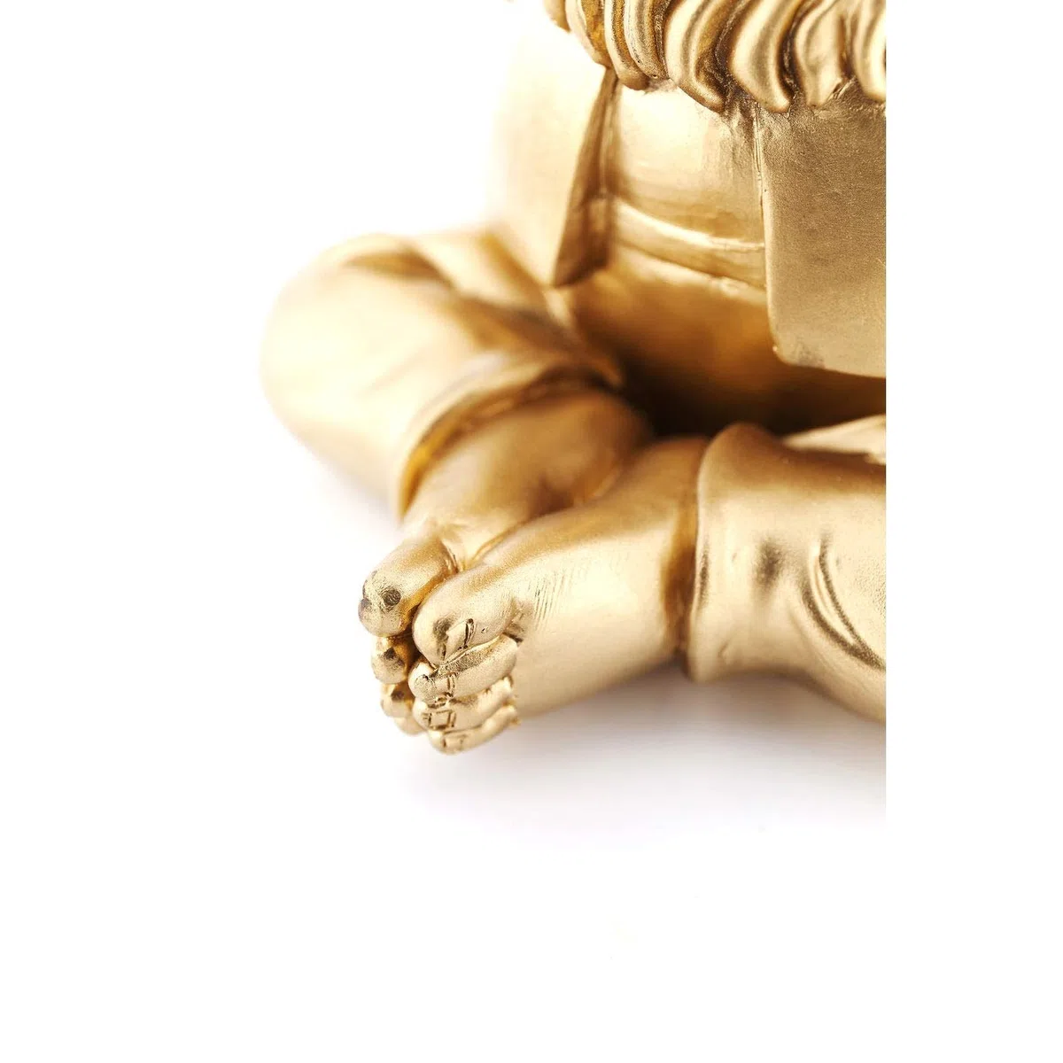 Kare Design Figura Decorativa Nano, Oro/Verde Menta, 19Cm, Meditazione, Decorazione Per Giardino, Idea Regalo | decorazione mondo favole, gnomo, fantasia, accessorio simpatico giardinaggio