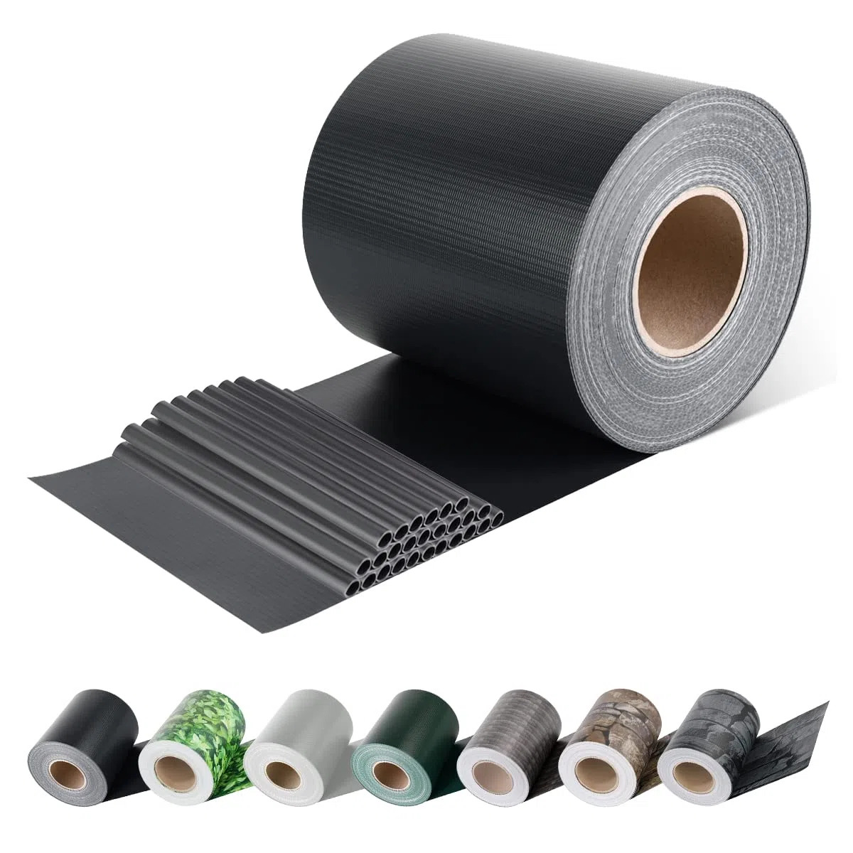Sekey Frangivista per Recinzione Giardino, Striscia Privacy in PVC per recinto Metallico Doppio Stelo, Anti-UV Anti-Sbiadimento Protezione Antivento, con 26 Clip, 19cm x 35m, Antracite