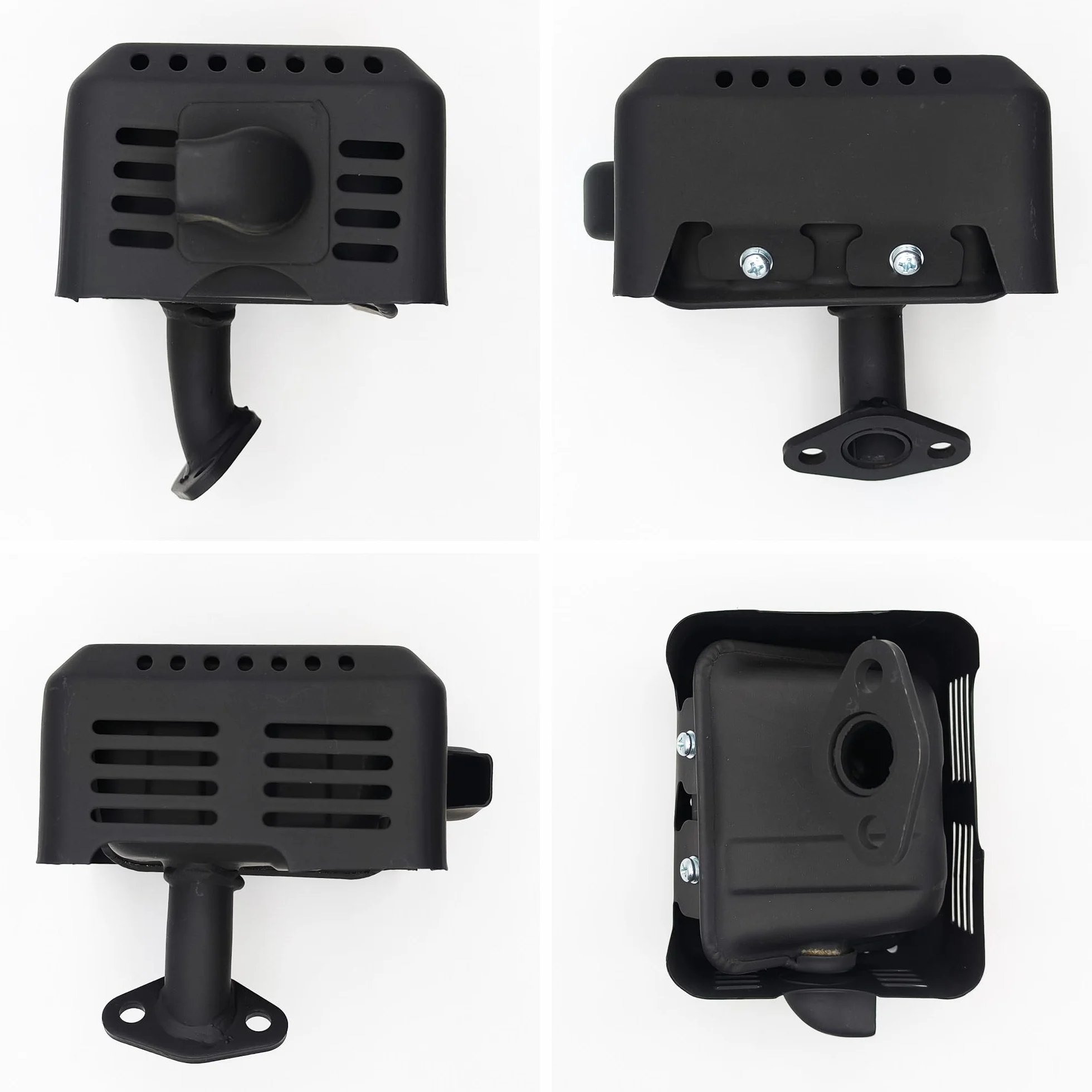 Scarico GX160 gruppo silenziatore per Honda 5,5 CV 6,5 CV GX120 GX140 GX200 18310-ZF1-000 159 cc Predator 196 cc 173 212 cc motore con deflettore di scarico