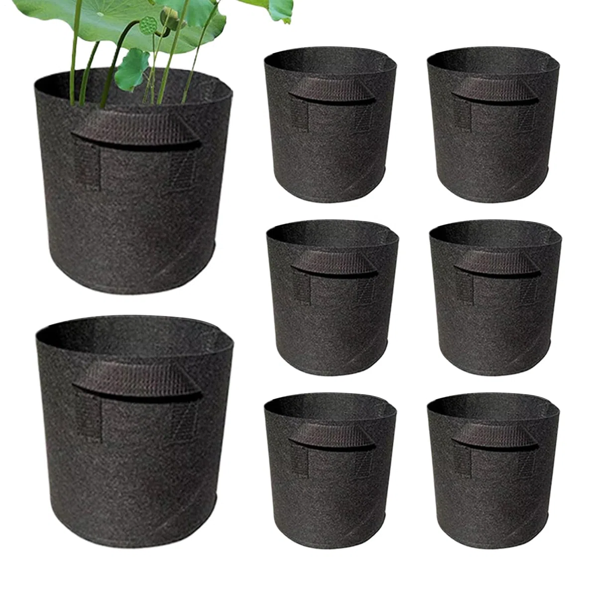 Generico Vasi per Piante da Laghetto | Contenitore Per Laghetto In Tessuto Non Tessuto,per Giardino Acquatico Pieghevole Leggero Facile da Conservare Utilizzabile in Cortile