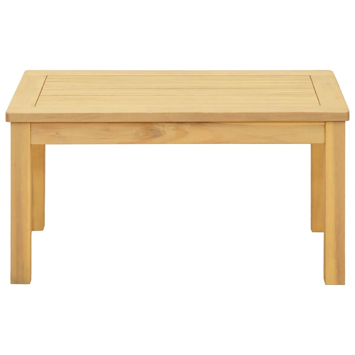 vidaXL Tavolino da caffè Acacia Clara 70 x 40 x 36 cm, Ritiro in giardino, Fascino rustico, recinzioni durevoli, caratteristiche senza tempo, sentieri beige, Fiori, arbusti e Sedili accoglienti nella