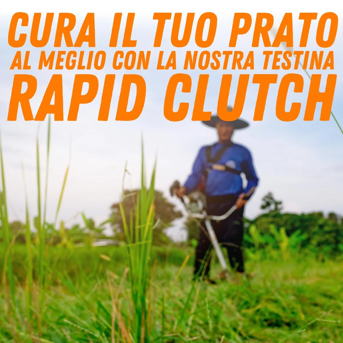 Mastertec Testina Decespugliatore Rapid Clutch 3, Testina Decespugliatore Universale Professionale in Alluminio CNC, Compatibile con Modelli a Scoppio, Elettrico e Batteria