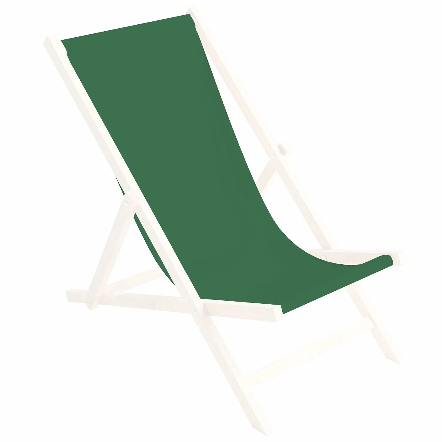 Ferocity Tela di Ricambio per Sedia a Sdraio 131x44 cm, per Giardino, terrazza e Piscina Intercambiabile in Tessuto 100% Poliestere per Sedia a Sdraio Pieghevole in Legno, Motivo Verde [119]