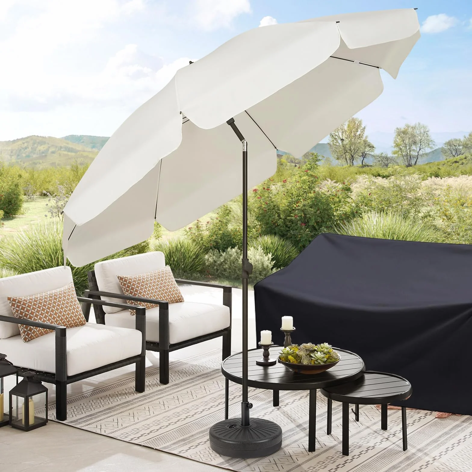 Copertura Panca Contenitore, Copri Panca 3 Posti, Copertura Divano Giardino, con Aperture di Ventilazione, per Mobili da Giardino, Balcone, Terrazza, 162×66×89cm