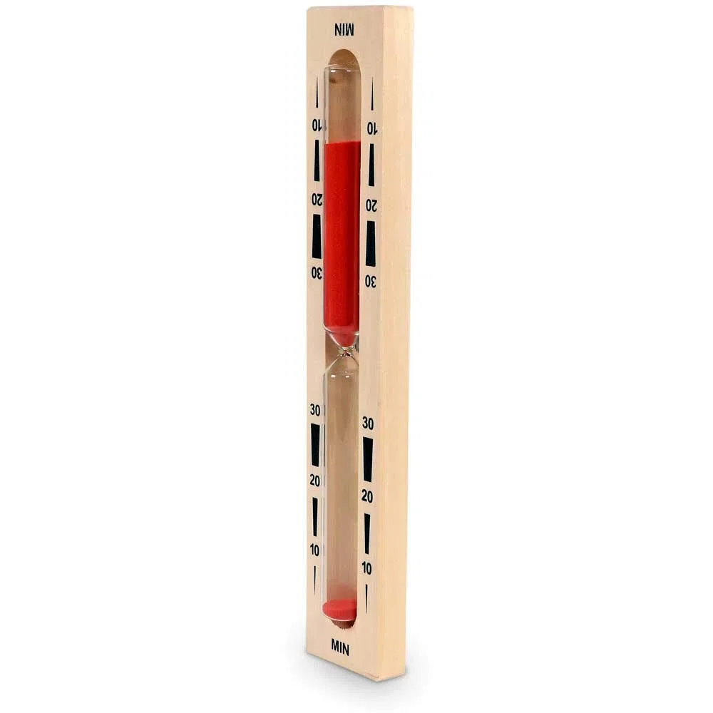 Eliga Clessidra per bio sauna / sauna infrarossi con sabbia rossa, 30 minuti