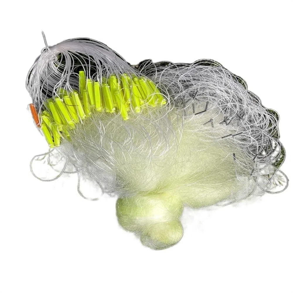 Rete da Pesca a Maglie, Retino da Pesca in Nylon monofilamento 0,3 mm, 40 Metri, Misure Multiple, Confezione 7(40M-1.5M-6CM)