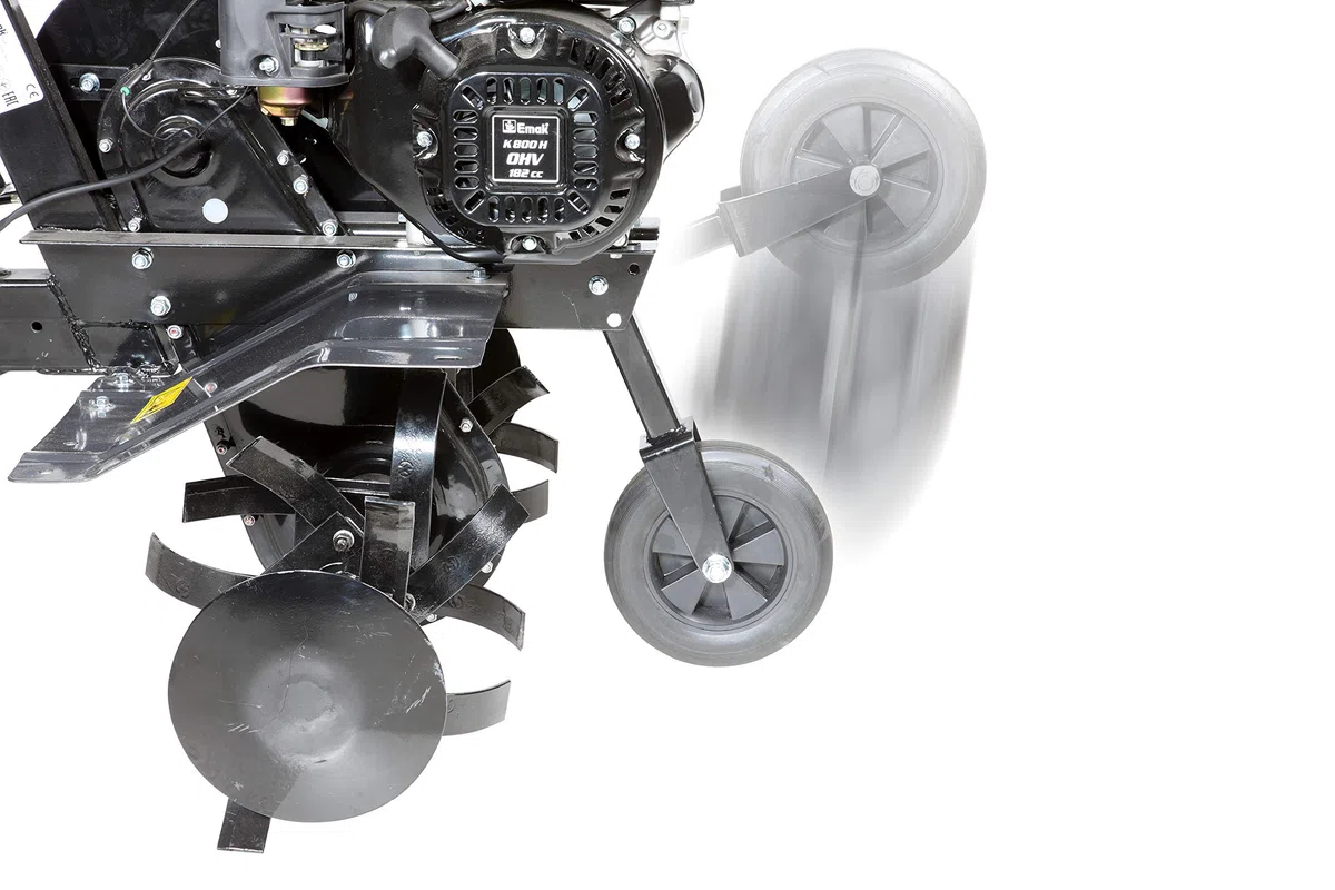BERTOLINI Motozappa 195 S - Emak 5.7HP - 80cm - 2 Marce - Manubrio Registrabile in Altezza e lateralmente
