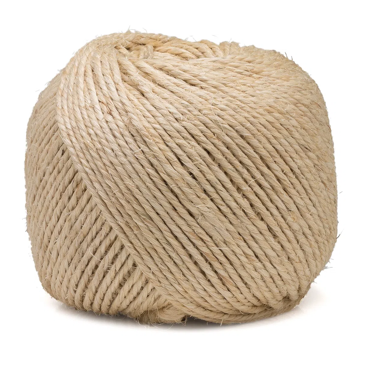 Spago Sisal Naturale 3,5 mm ±255 m 2 kg Spago da giardino, fai da te, imballaggio, albero per gatti