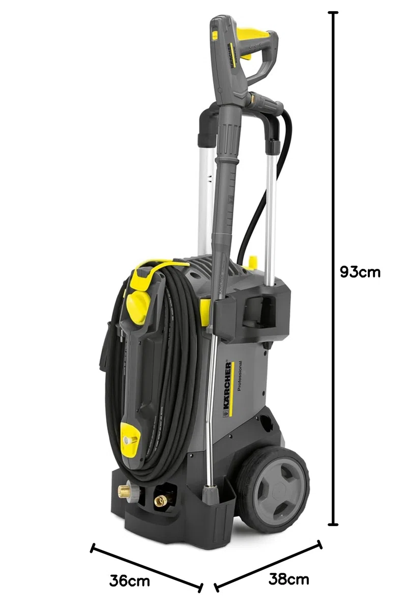 KÄRCHER idropulitrice ad acqua fredda KÄRCHER HD 5/17 C Plus, pressione di lavoro: 170 bar, portata: 480 l/h, peso: 26 kg, tubo: 10 m, pistola ad alta pressione, lancia a spruzzo, ugello rotante