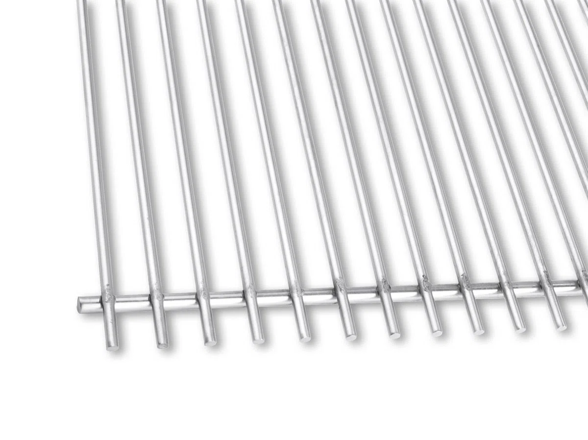 DEOS Griglia in Acciaio Inox 55x45cm - Griglia per Camino - Flessibile e Componibile - AISI 304 Europea - Diametro Materiale 7+5mm - Griglia Rettangolare da Esterno - Alta Qualità per Barbecue