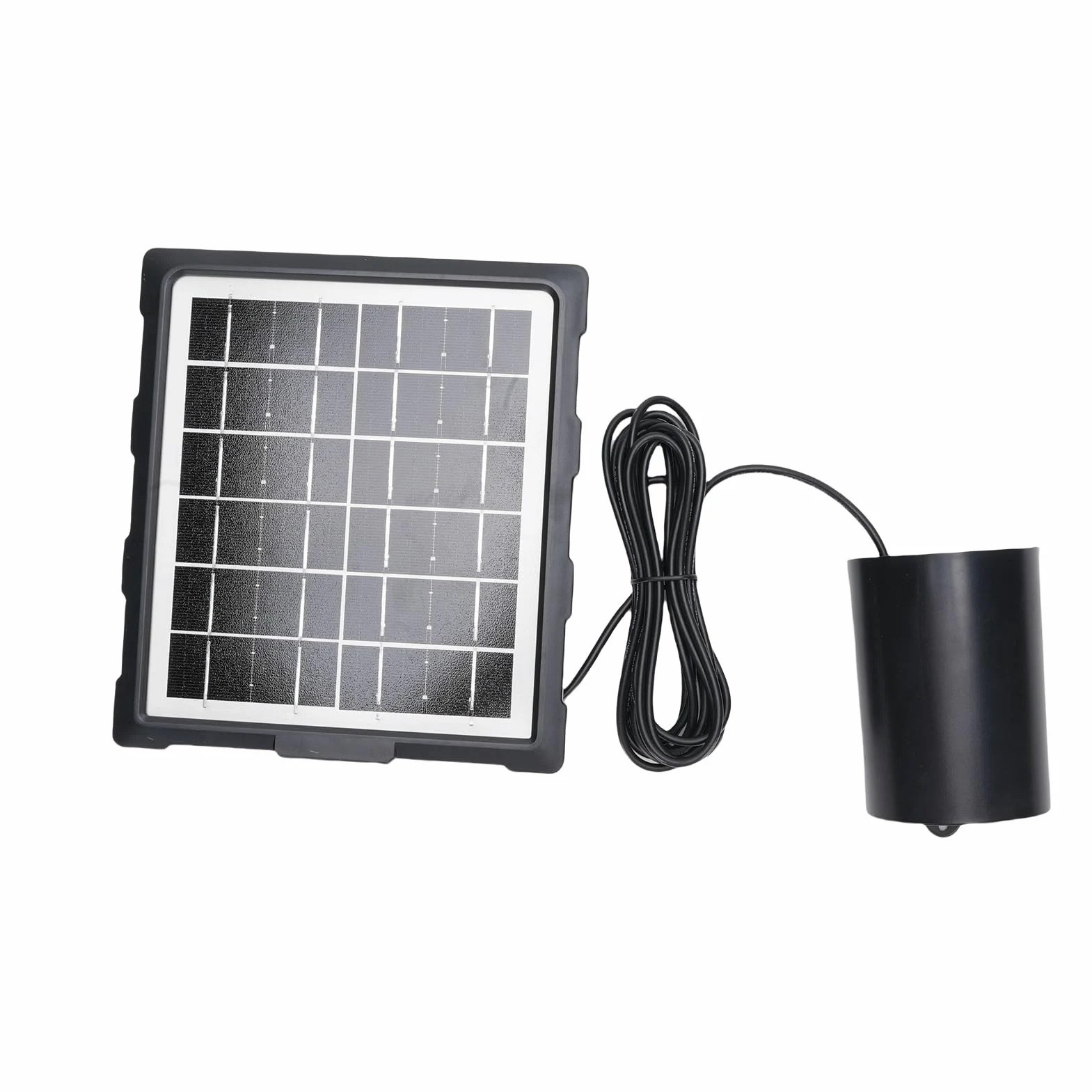 Zerodis Pompa per Fontana per Laghetto Pompa 2400mAh Batteria 3 modalità 60H Autonomia IP65 Impermeabilizzazione con 2 Pietre Porose per Laghetto Acquario Acquari Ossigenazione dell'acqua Aeratore