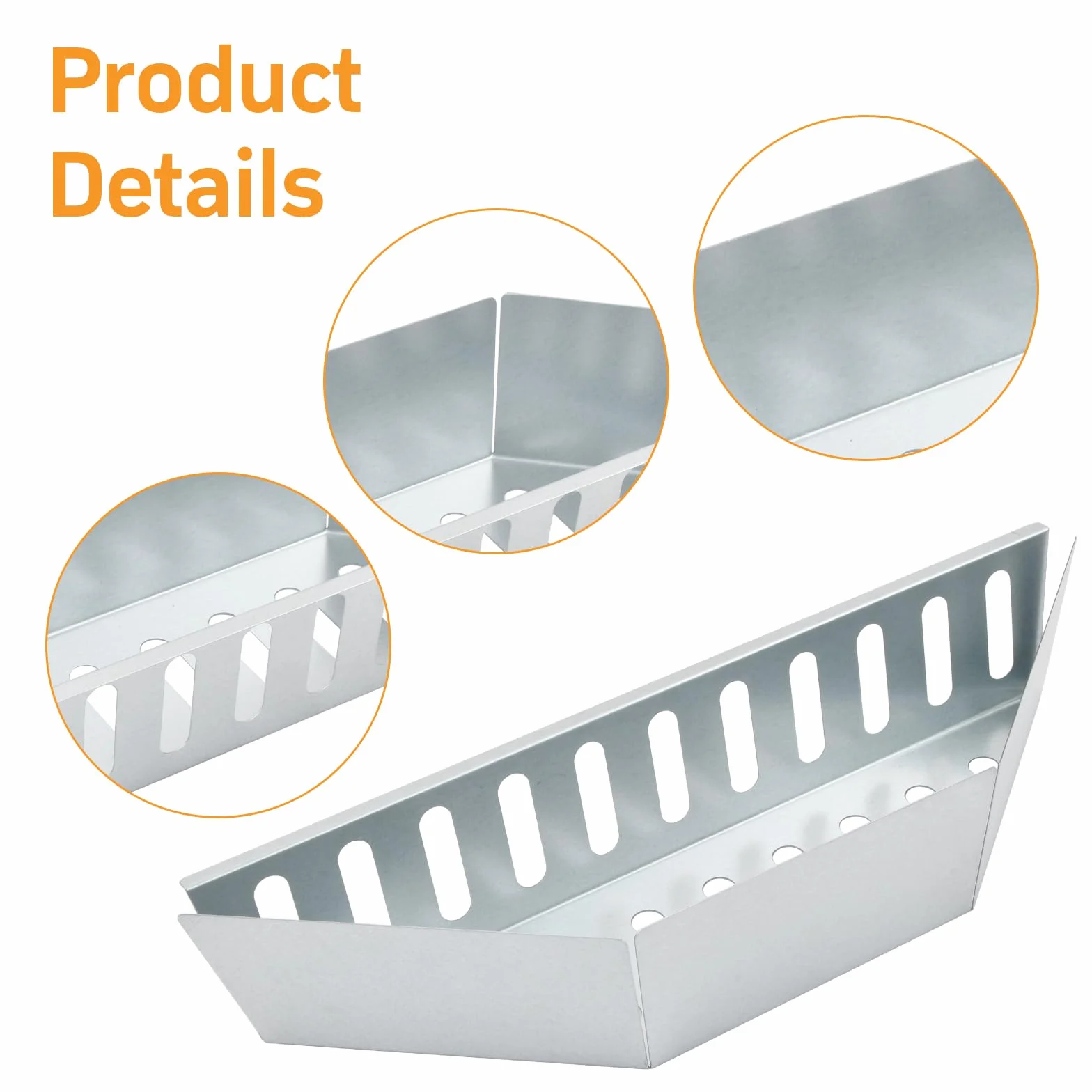 Cestino per Carbonella - Accessorio Essenziale in Acciaio Inox per Barbecue da 57 cm, capacità Generosa, Calore Uniforme, Perfetto per Grigliate all'Aperto