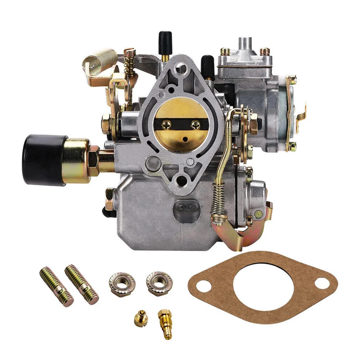 Carburatore elettrico 113129031K Carburatore Choke compatibile con VW Beetles 1971-1979 Dual Port 1600cc 12V Carburatore di ricambio 34 Pict-3 98-1289-B