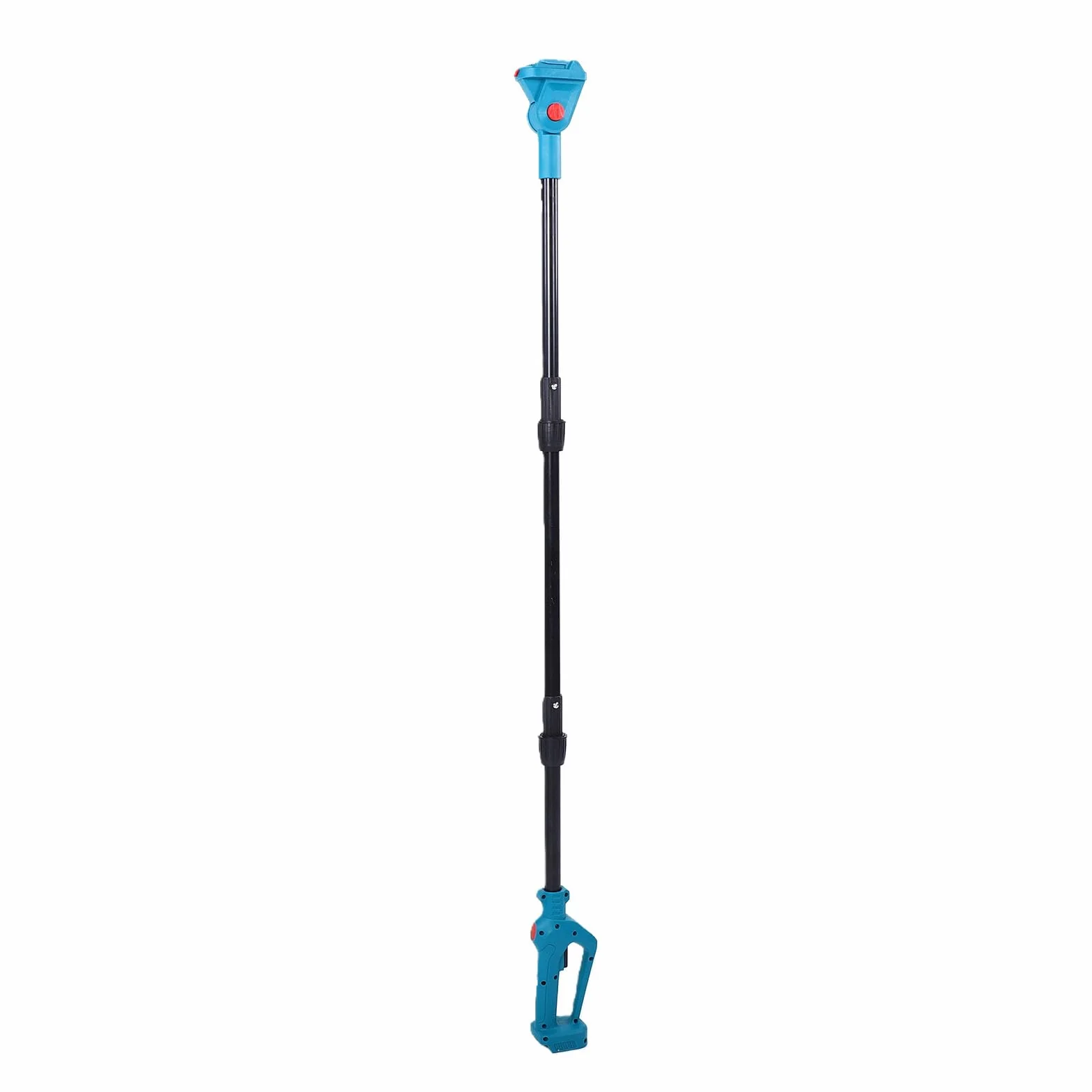 GLOGLOW Asta di Prolunga per Motosega Elettrica, Impugnatura in Alluminio Regolabile da 1,2 a 2,4 M, Decespugliatore a Lunga Portata per Lavori in Giardino e Potatura di Alberi