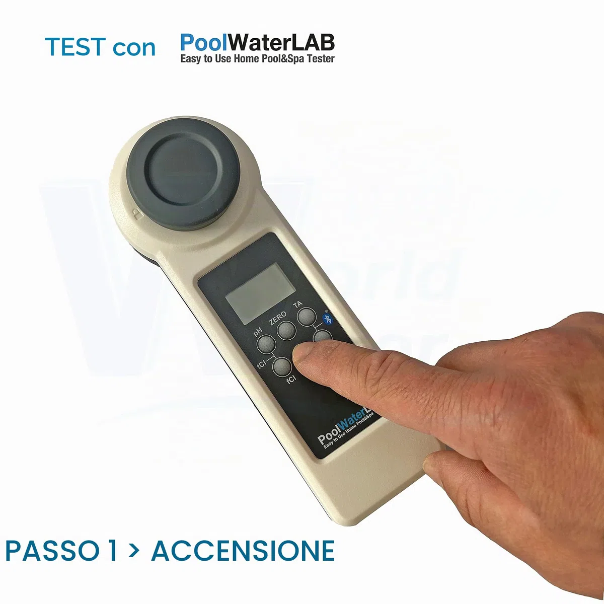 PoolLab 9 in 1, Analizzatore per acqua della piscina