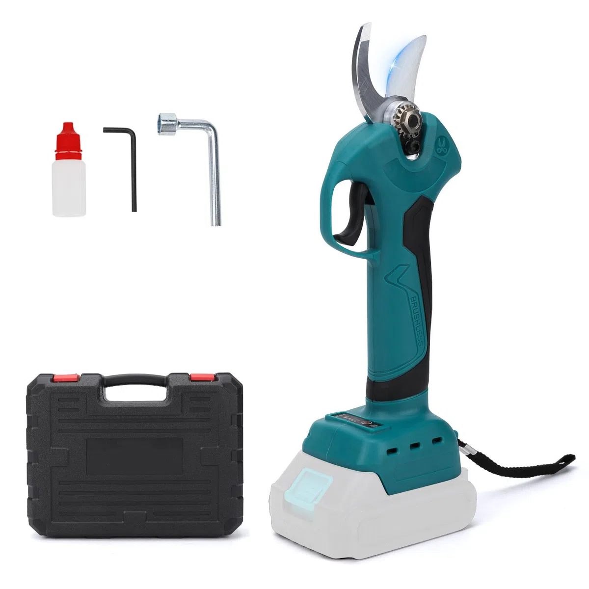 Cesoie Senza Filo compatibili con Makita 18V, Diametro Taglio Massimo 45mm, Motore Senza Spazzole 1500W, Pale SK5, Forbici da Giardino Elettrico per Giardino e Tagliente d'albero (Senza batteria)