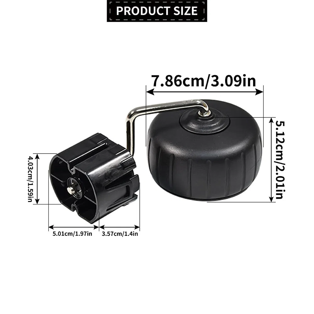 Kit di montaggio ruote 2 pezzi Kit di gruppo ruote per la ruota del robot tagliaerba Compatibile con Husqvarna Automower 115H 589300801 in plastica ABS Nero