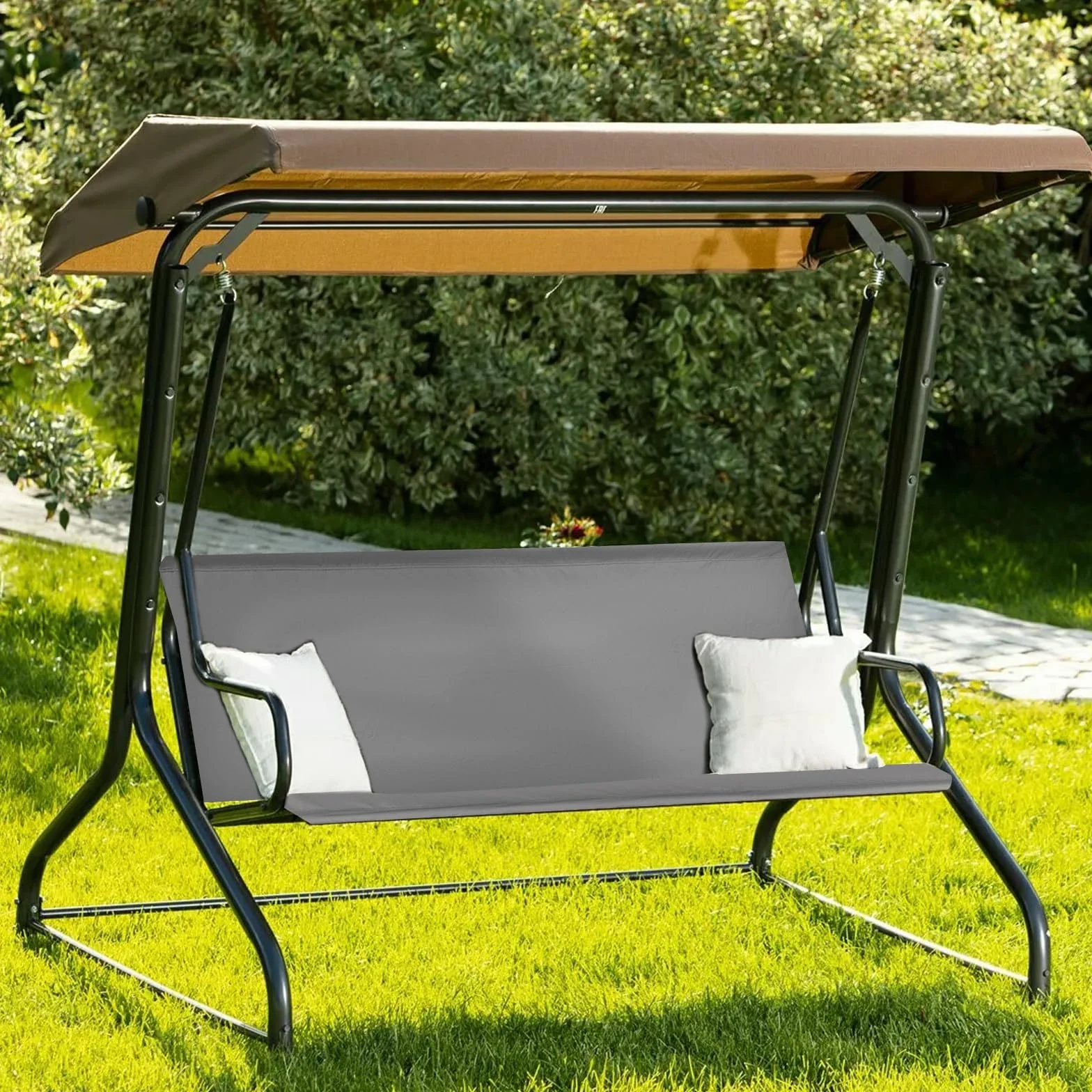 Rivestimento di ricambio per dondolo Hollywood, per sedia da giardino, altalena Hollywood, ricambio per altalena Hollywood, 148 x 52 x 52 cm