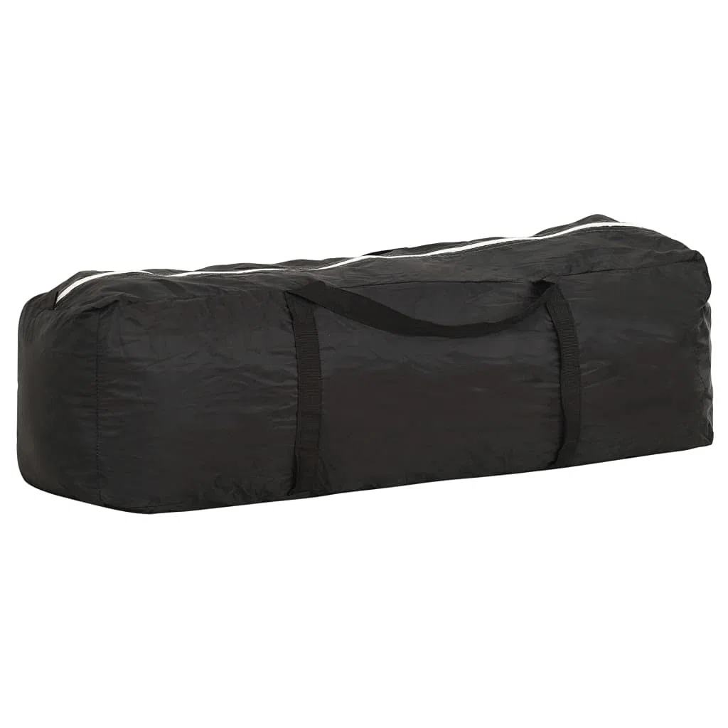 Mangloder - Tenda da piscina in tessuto, 590 x 520 x 250 cm, verde, per piscine, idromassaggio, vasca idromassaggio, piscina fuori terra, resistente ai raggi UV, con pareti laterali in rete e telaio