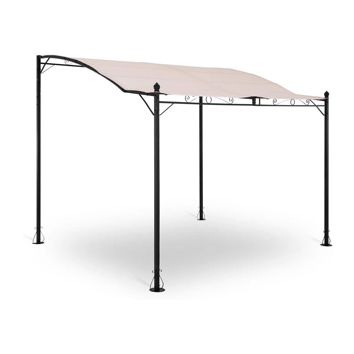Tessuto Idrorepellente per Esterno al Metro Panna Tinta Unita-Impermeabile antimacchia Tende da Sole Gazebo Balcone Camper Tendalino Pergolato Fascia ombreggiante-Altezza 300 cm