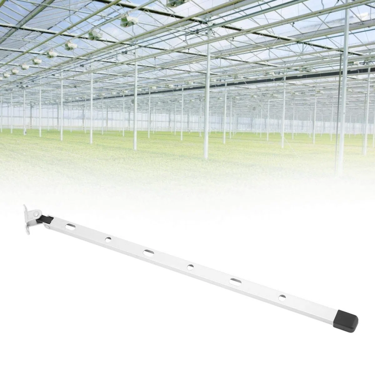 Barra di Apertura della Finestra della Serra Kit di Supporto per Finestra Serra Kit di Supporto Manuale per Finestra Serra in Alluminio Attrezzi da Giardinaggio per Asta di Apertura del Tetto