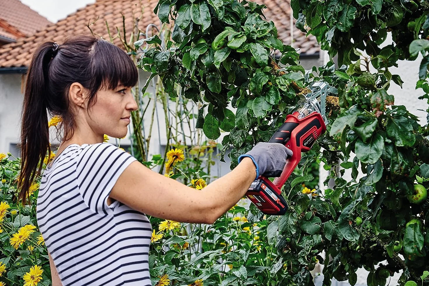 Einhell GE-GS 18 Li - Solo Tagliarami a batteria Power X-Change (18V, archetto removibile, lungh. lama 150 mm, incl. lama, senza batteria e caricabatteria)