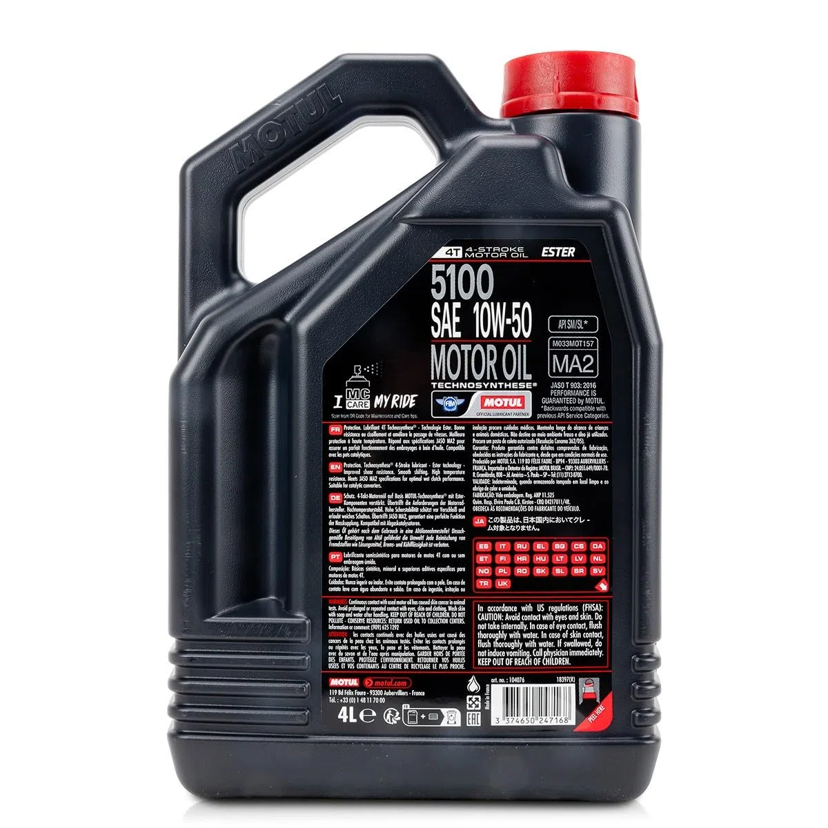 Motul - Olio 5100 10w50 4t 4l