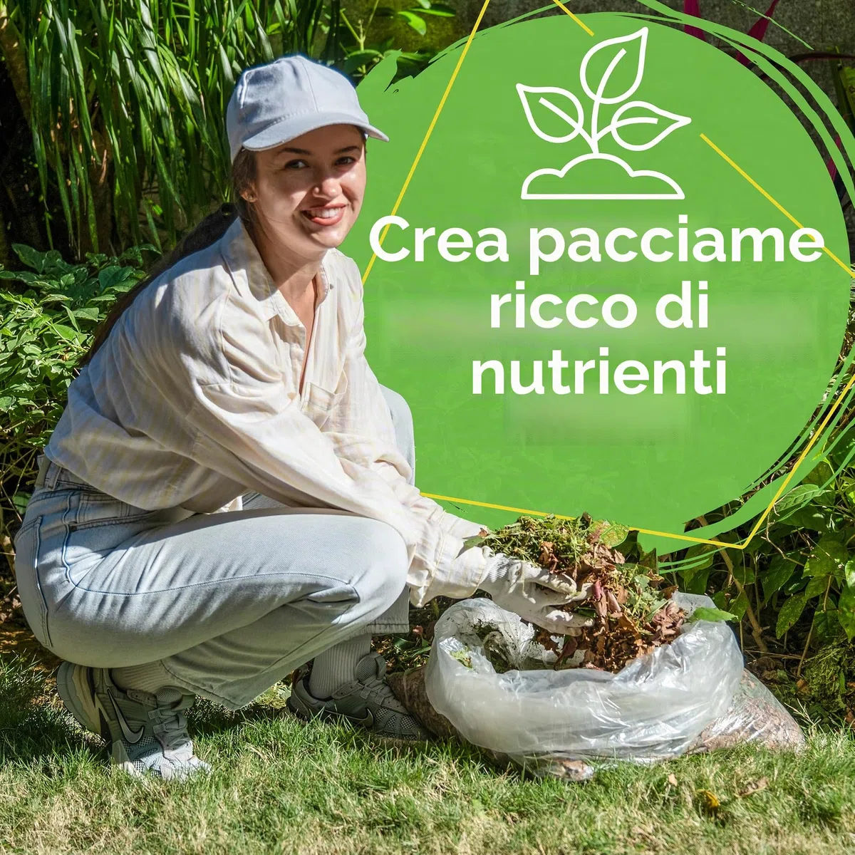 GreenSweep XL trinciafoglie e pacciamatore senza lama | Potente motore da 15 Amp, 9.000RPM per rapporto di riduzione 18:1