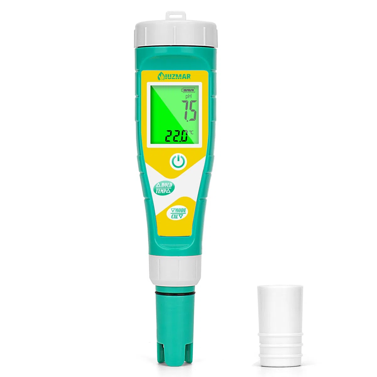 UIUZMAR Misuratore di pH e ORP Redox Salinità Piscina, 6 in 1 Tester | pH Sale Redox EC TDS per Piscina di Acqua Salata, Misuratore pH EC TDS per Idroponica, Acquario, Acqua Potabile