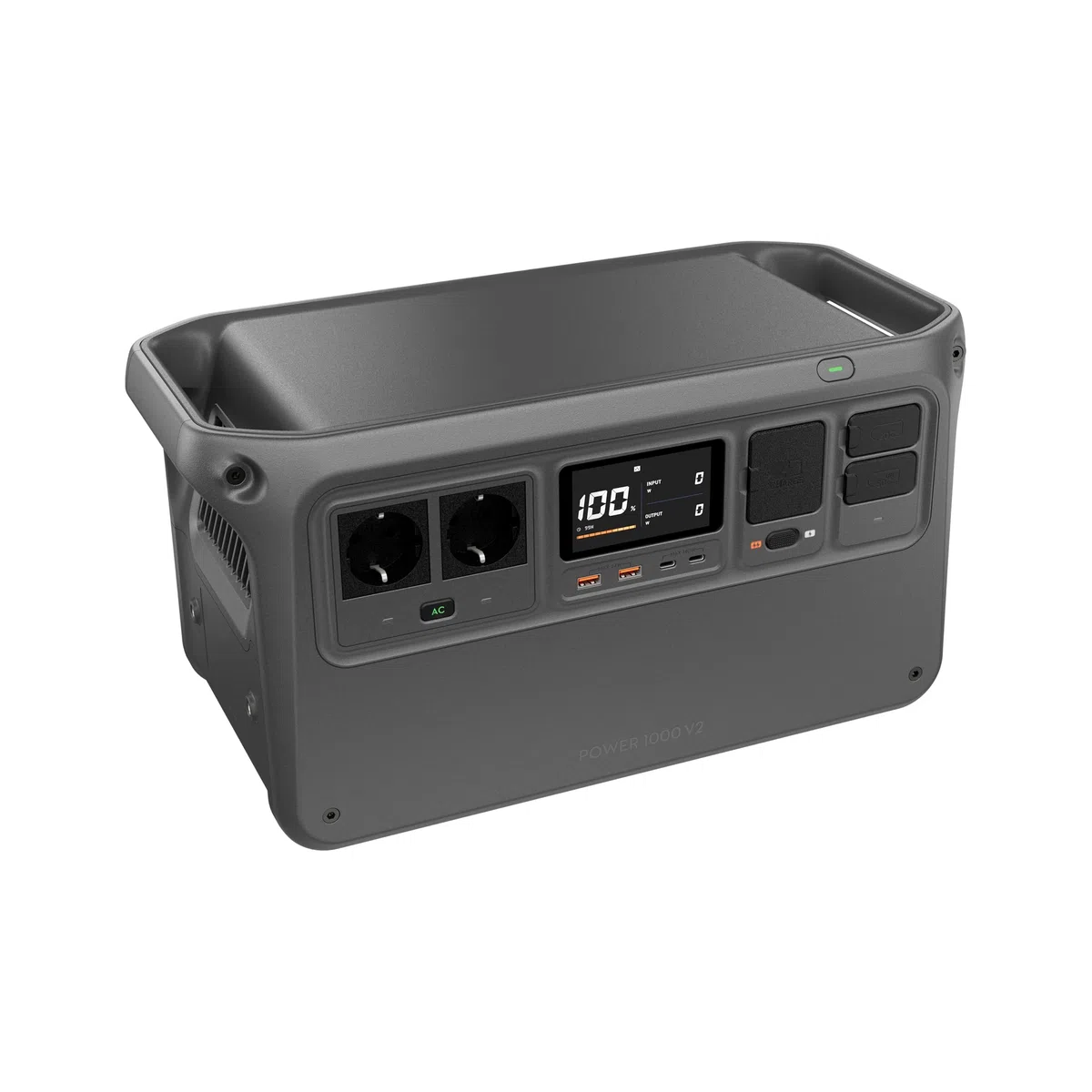 DJI Power 1000 V2 - Power station portatile 1024 Wh, ricarica rapida in 37 minuti da 0% a 80%, dimensioni compatte, batteria LiFePO4, 2600 W Power Station Solar, generatore elettrico per campeggio