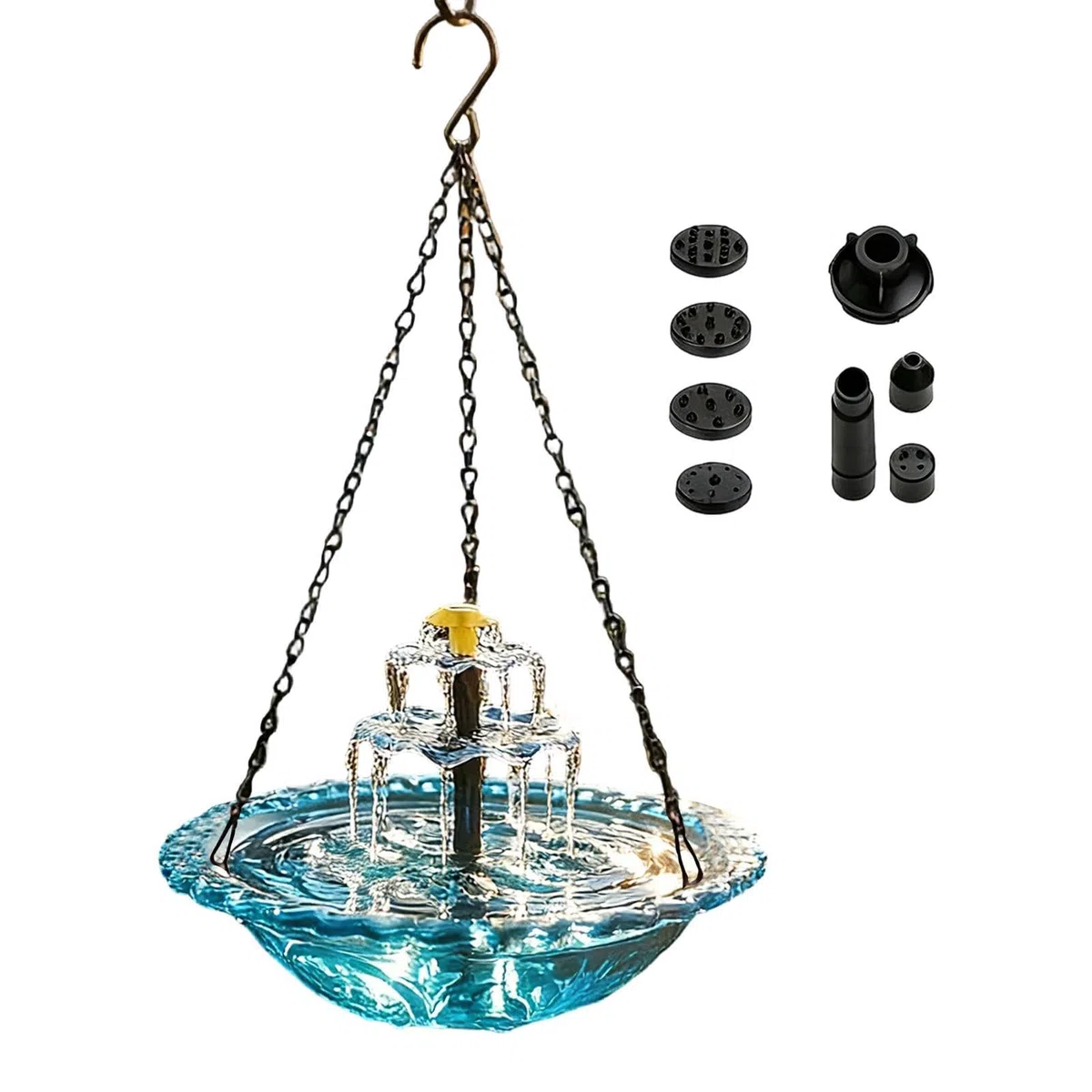 Generico Fontana Solare da Giardino, Pompa Solare per Fontana, Abbeveratoio per, Fontanas Solares per Bagno per, Decorativa con Pompa E Spruzzatore, Decorazione da Giardino per Aiuole O Balconi