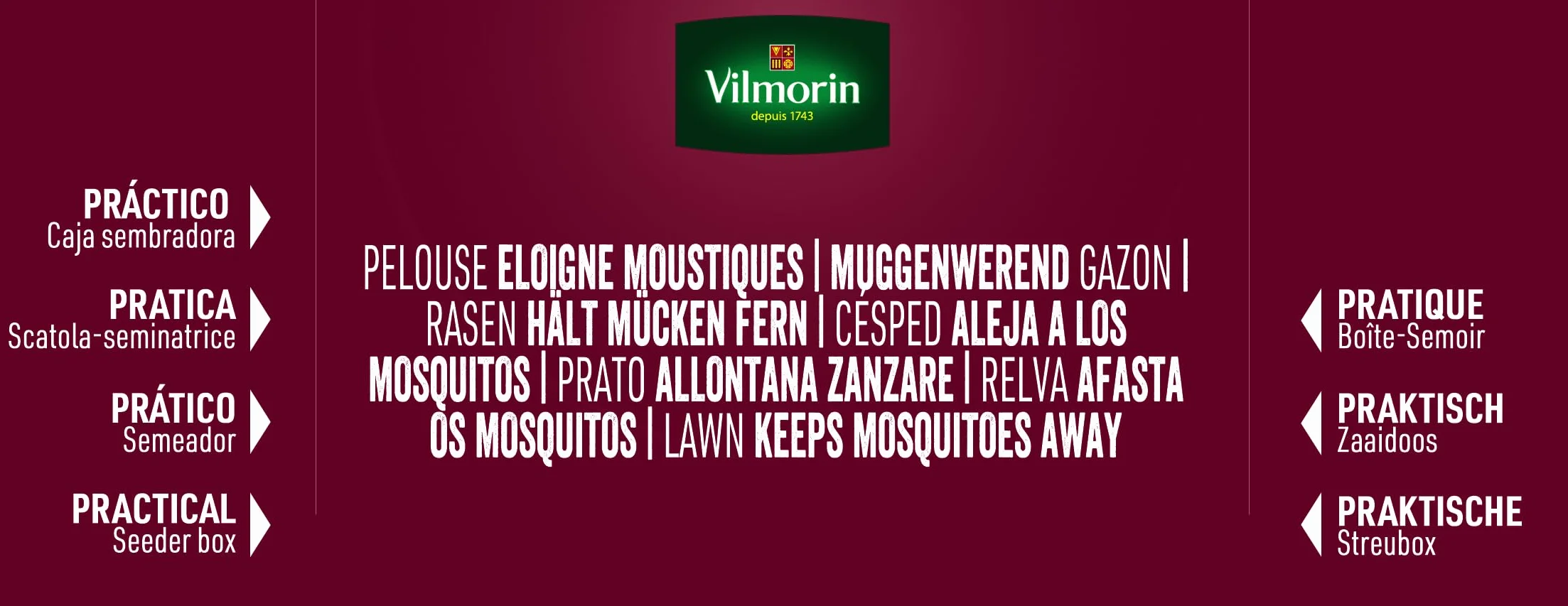 Vilmorin Prato allontana zanzare, semi 1KG