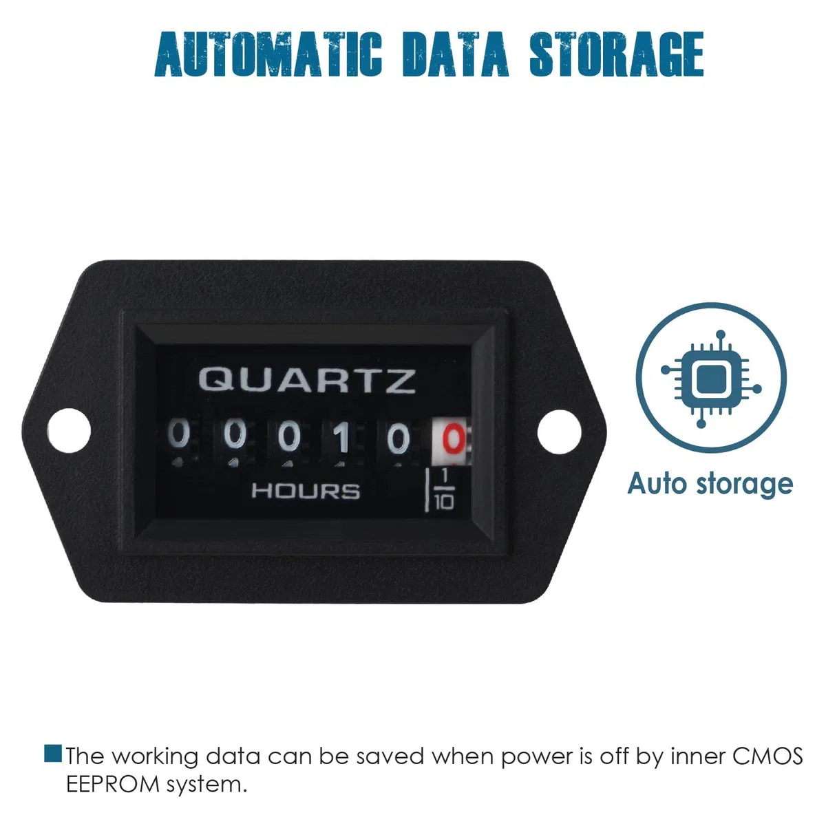 Contaore digitale Runleader, record di ore di esercizio totali per generatore di inverter per tosaerba ZTR Compressore d'aria Macchina lavasciuga per auto da club Attrezzatura (AC110V-250V)