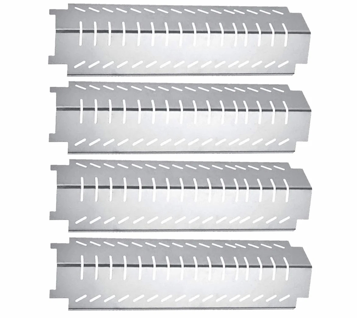 94011 4PCS di Pezzi di Ricambio per Barbecue a Gas in Acciaio Inox, Piastre riscaldanti per Barbecue a Gas, per Grill a Gas Charbroil, Costco, Centro, Thermos e Altri Modelli di griglia a Gas