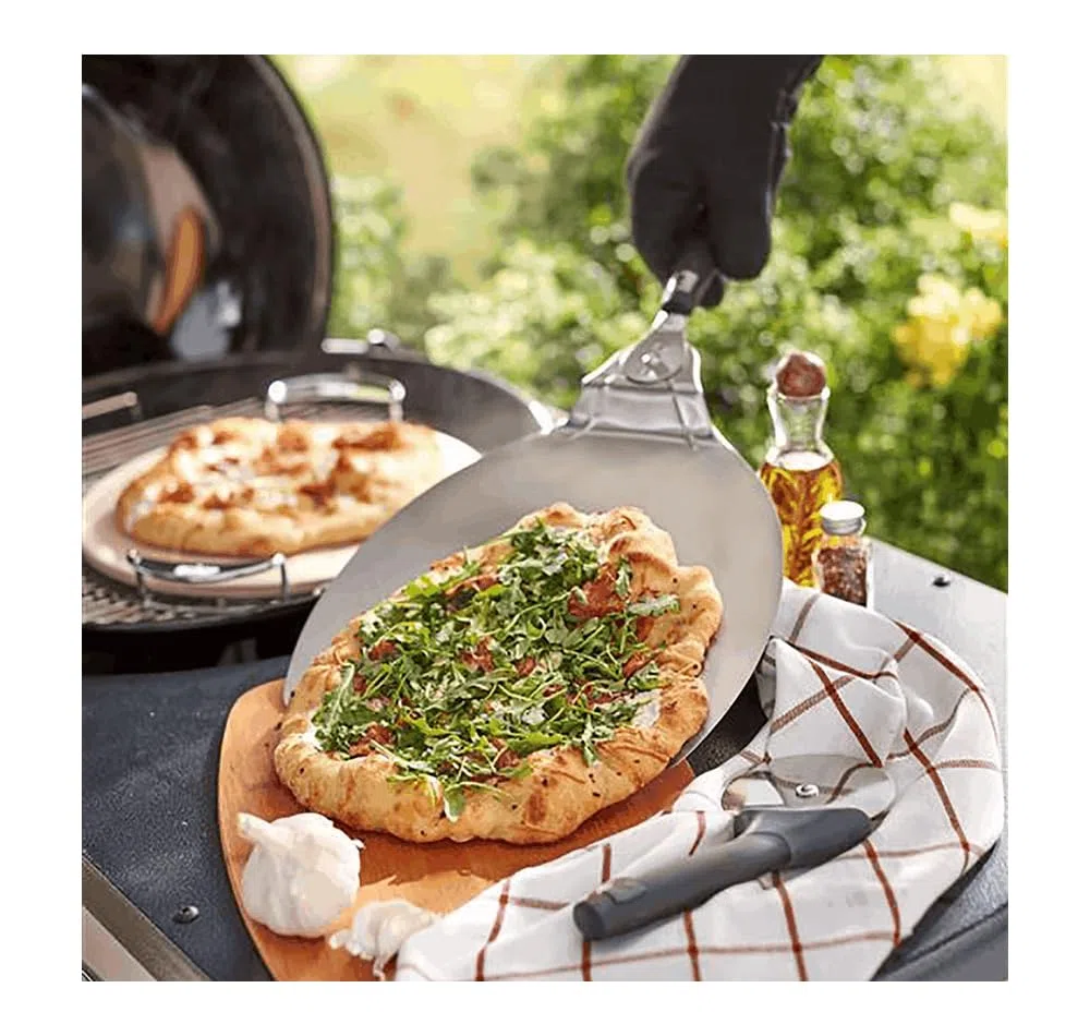 Weber 17057 Pietra per Pizza, Rotonda, Diametro 26 cm