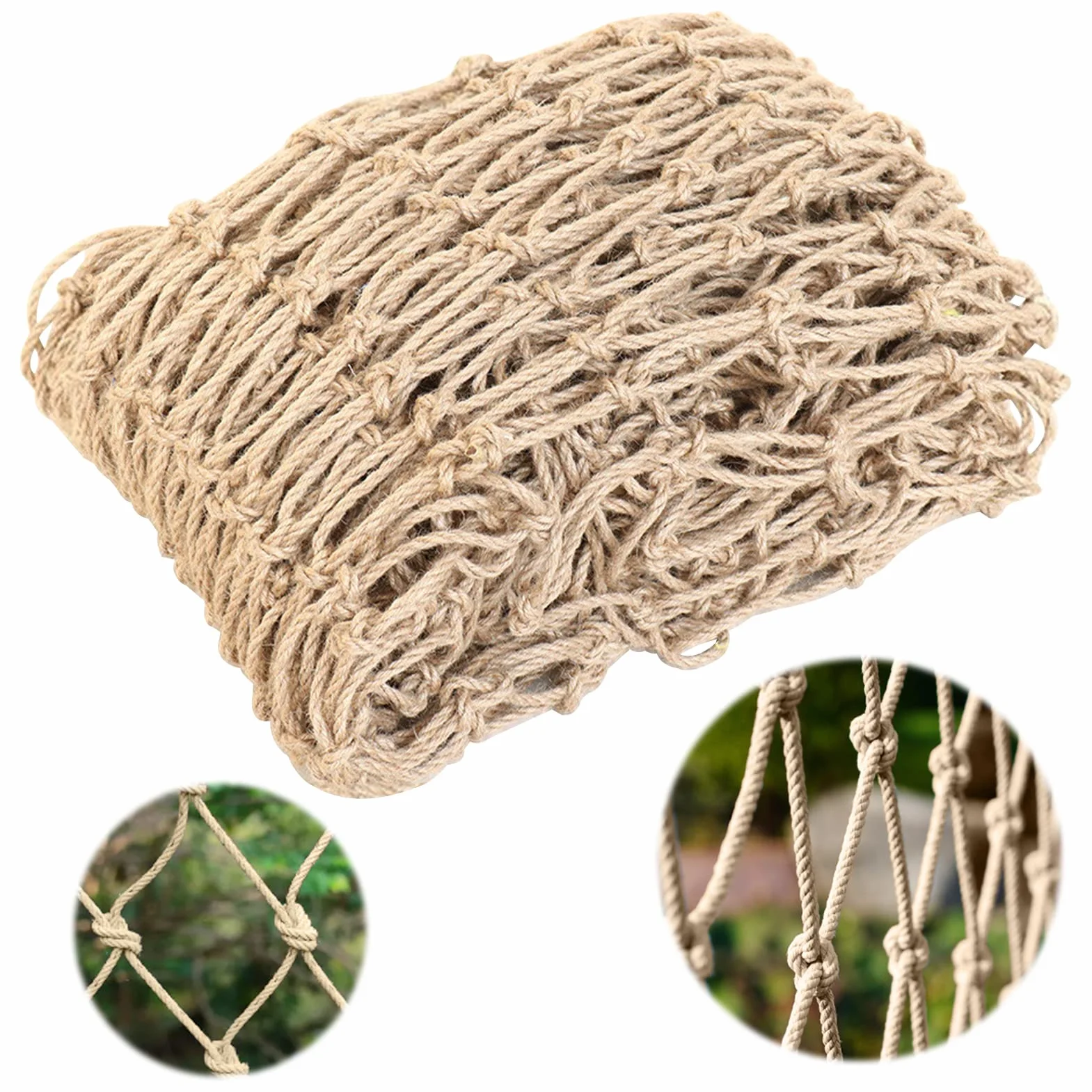 Rete di Supporto per Piante, 2 m x 5 m Rete di Supporto per Piante Rampicanti, Rete di Iuta per Piante Rampicanti, Naturale Compostabile da Giardino di Juta, Biodegradabile