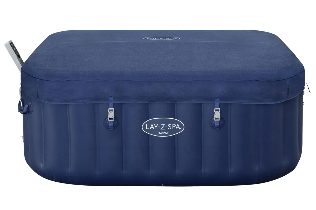 Bestway 6001H Minipiscina idromassaggio gonfiabile Hawaii Lay-Z-Spa AirJet con app