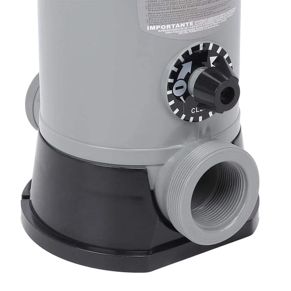 Dosatore Cloro Piscina, PVC Dispenser Cloro Per Piscina Cloratore Automatico Facile da Usare Per Piscine