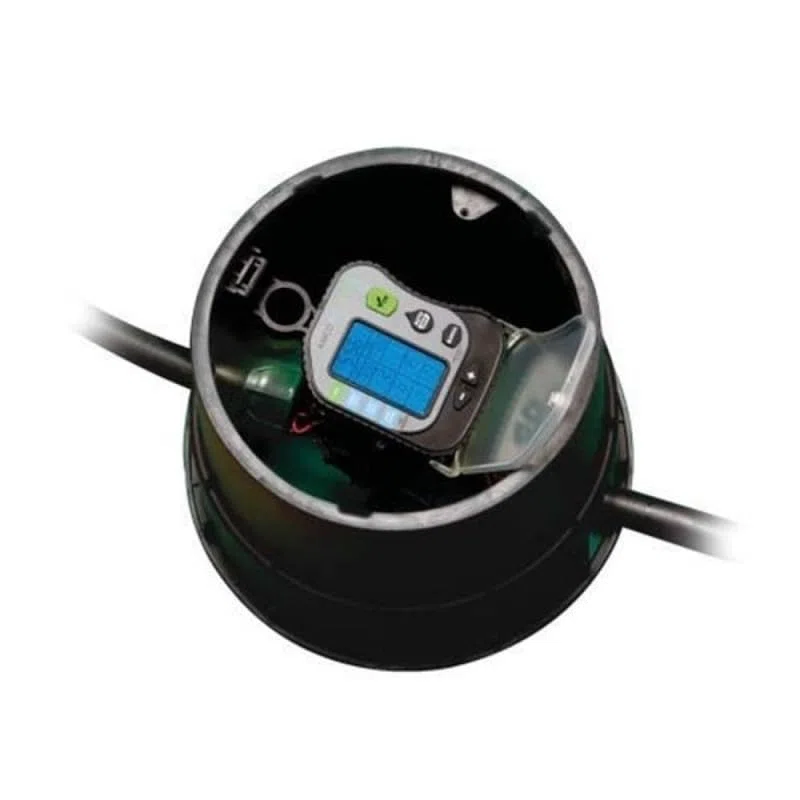 Rain Amico PRO4 - Programmatore a batterie a 4 zone, 2 programmi, display LCD, IP68, sommergibile, per elettrovalvole con solenoide da 9 V DC