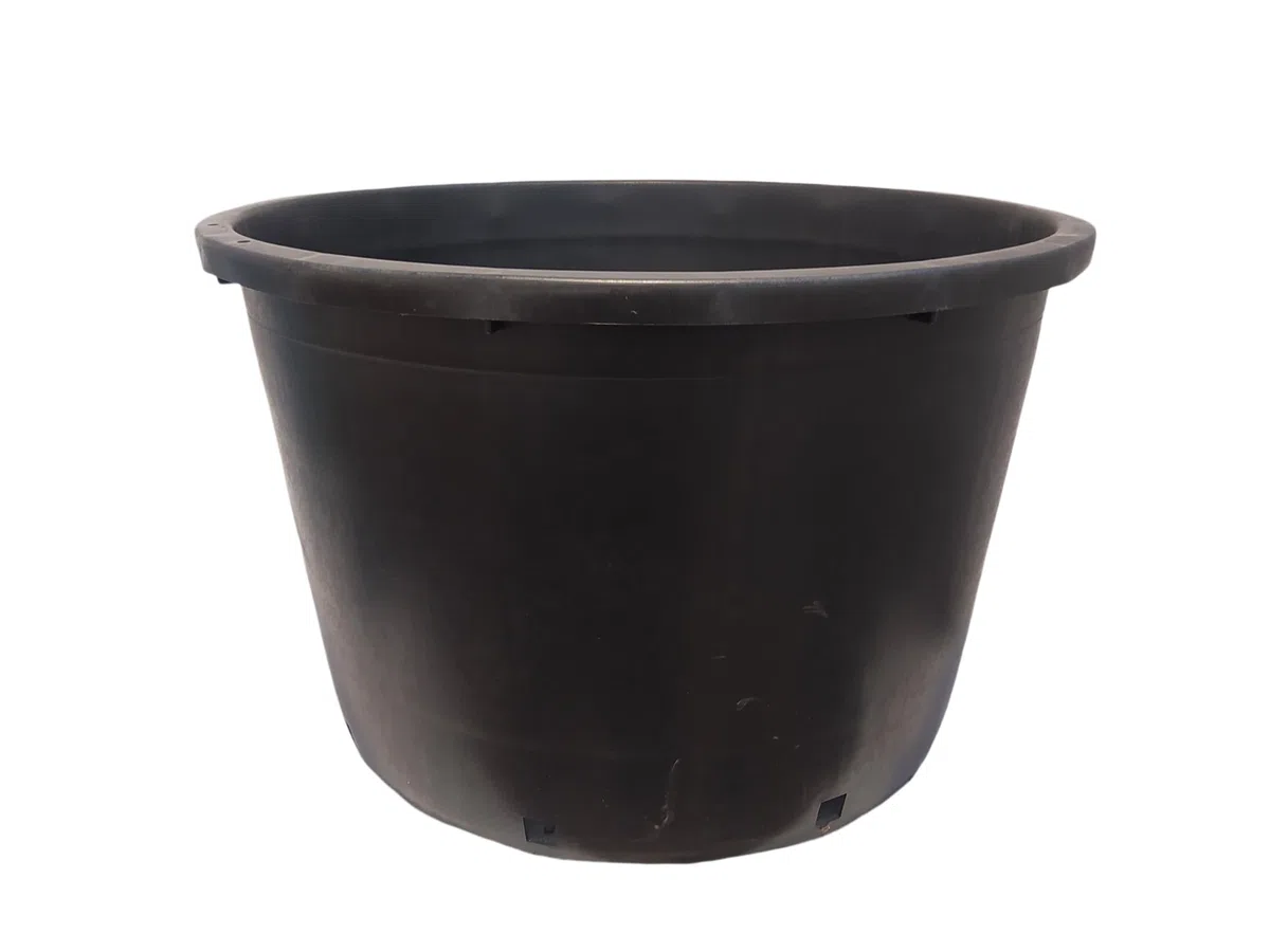 NG NICCOLAI VASO TINOZZA MASTELLO DI GRANDI DIMENSIONI SENZA MANICI CON FORI PER ORTO GIARDINAGGIO E VIVAISMO VARIE MISURE 100% PVC RICCLATO (LT. 230 (Ø85/80 cm - H. 55 cm))