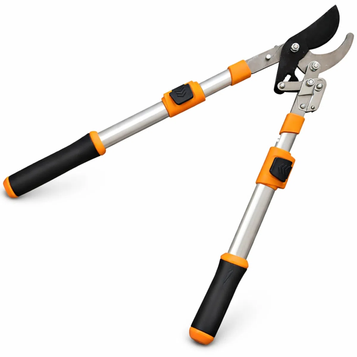 Topolenashop Cesoie Troncarami Telescopiche a Cricchetto 27-38” (680-970 mm) – Forbici Potatura Professionali con Manici in Alluminio per Rami Fino a 45 mm | 351393