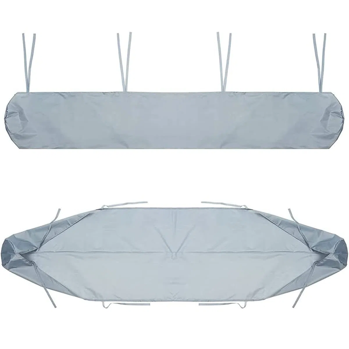 Tende da Sole per Giardini, Coperture Tettoia Tessuto 420D Oxford Protettiva Antipolvere Impermeabile, per Avvolgibile A Scomparsa, Patio Veranda Esterno Invernale (2M Grigio)