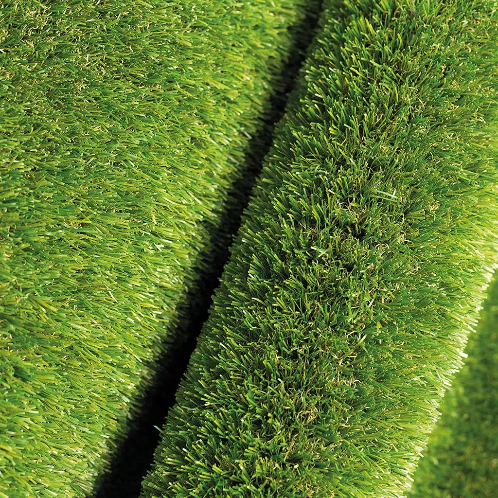 OLIVO.Shop - LUXURY SOFT GRASS GREEN Erba sintetica per giardini e terrazze, Prato sintetico 40 mm drenante, Manto erboso a rotoli artificiale, varie misure (Metri 1x1)
