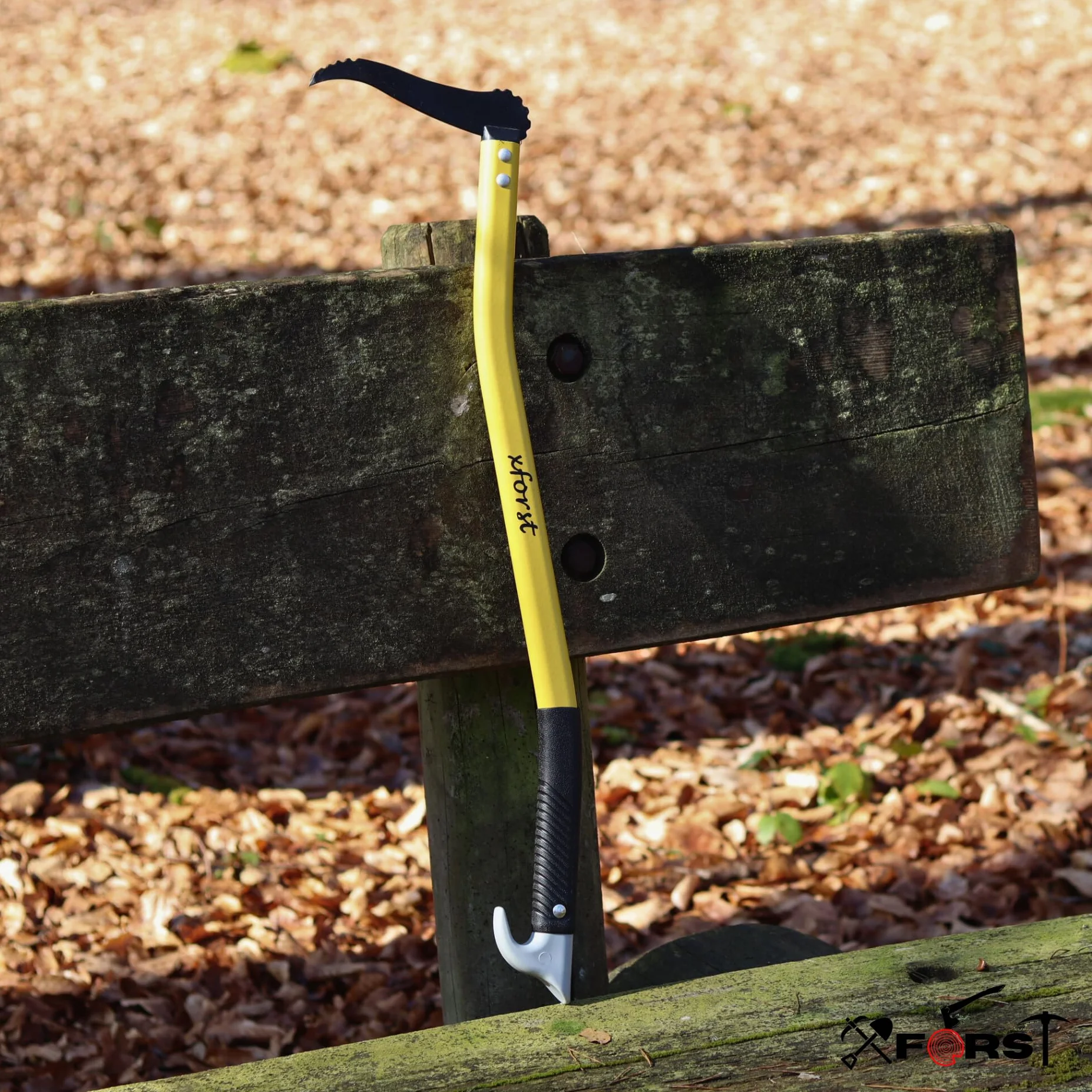 Xforst Zappino Tiratronchi 75 cm con Manico in Alluminio Rinforzato in Fibra di Vetro – Giratronchi Forestale Leggero 0,57 kg, Testa Acciaio al Carbonio, Sappie a Mano Professionale X-PAL75x