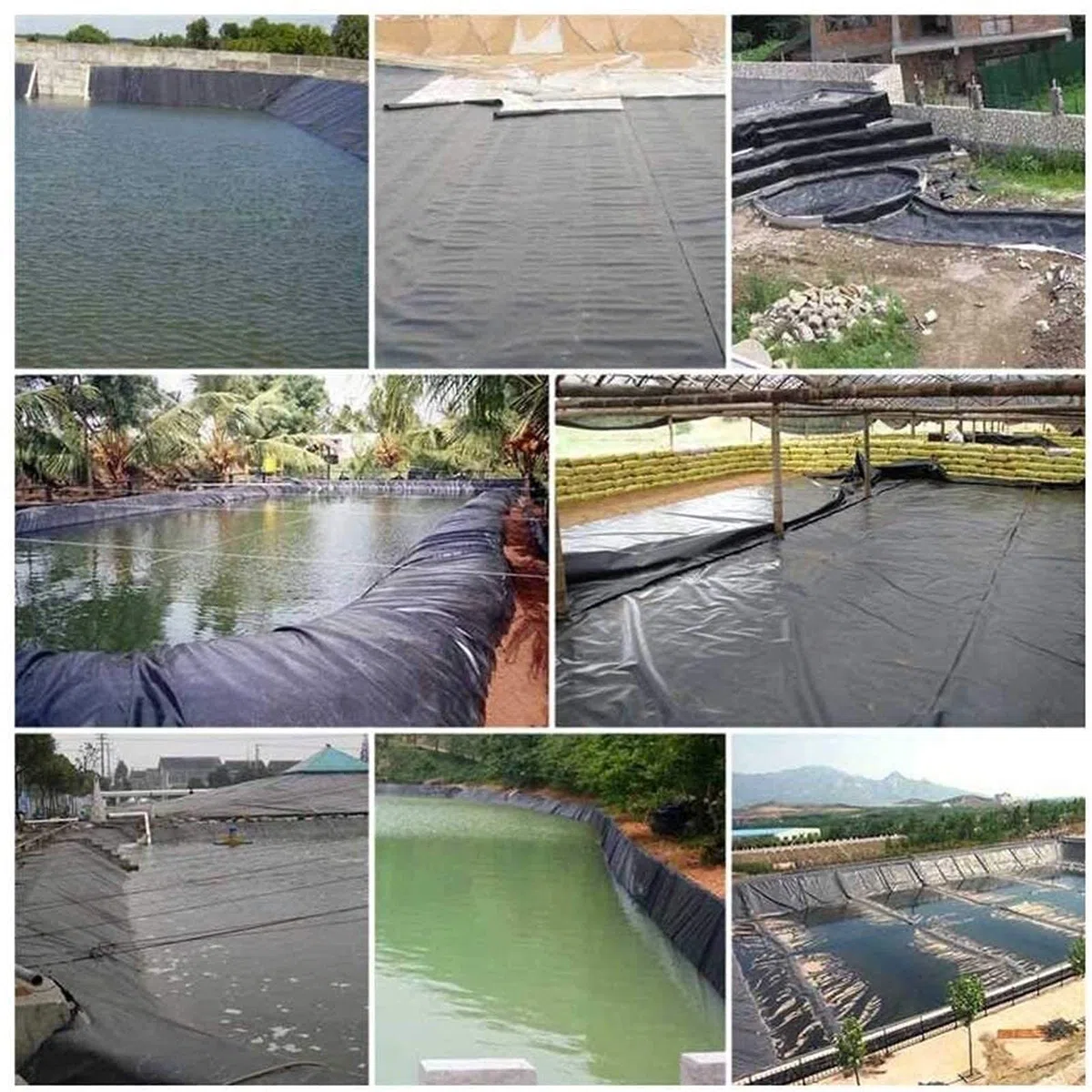 CGF- Pond Liner Heavy Duty Liner Panno Giardino Piscina Impermeabile Piscina Fish Pond Liner Membrana (Dimensioni: 2x8m (6.6x26.2ft))