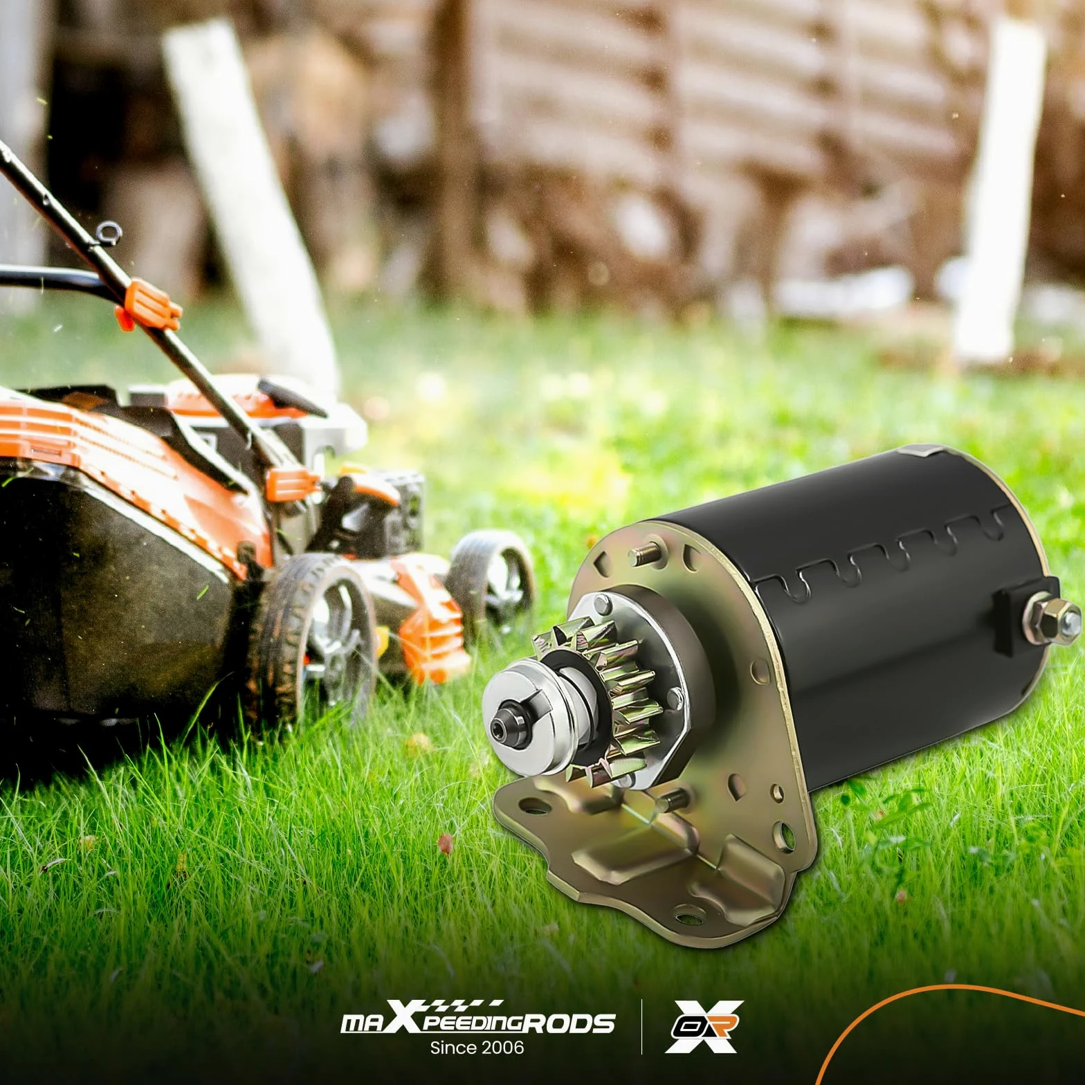 maXpeedingrods motorino avviamento per Briggs & Stratton, Motorino d'avviamento Tsaerba 12V 14 Denti Starter Motor per Cub Cadet per John Deere per Craftsman ECC. 693551 210807 215802 693552