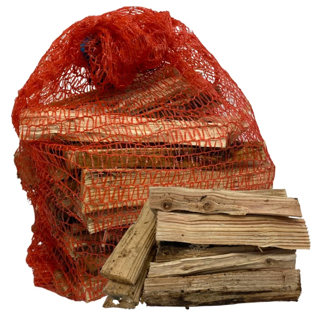 Legnetta Accendifuoco 100% Abete, Secca e Pronta all'uso, Legna Ecologica da Ardere per Camini, Stufe e Barbecue, Sacco 3 Kg (4 Sacchi, 12 Kg)